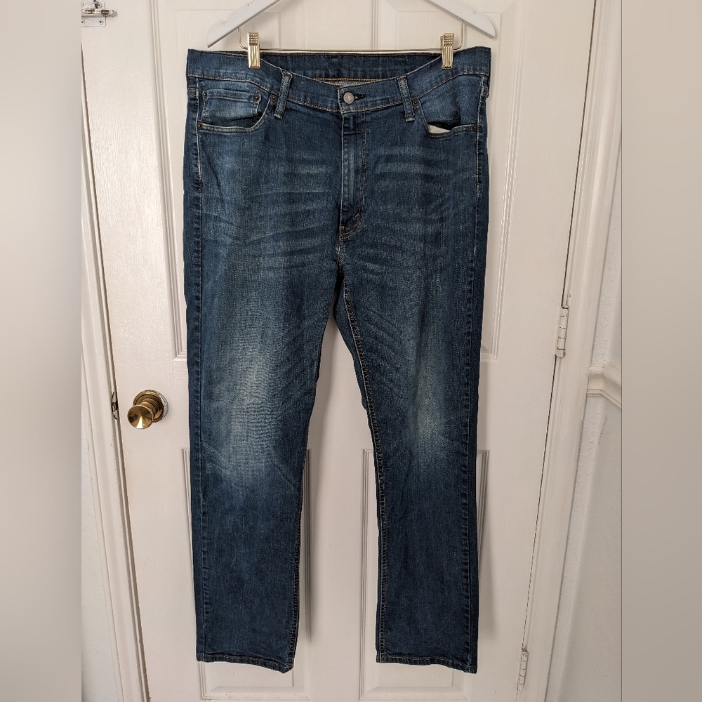 Levi's Dark Blue Slim Straight Jeans